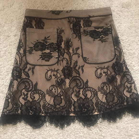 Abercrombie &Fitch - Women’s Black Lace Skirt - 0 - Picture 1 of 4